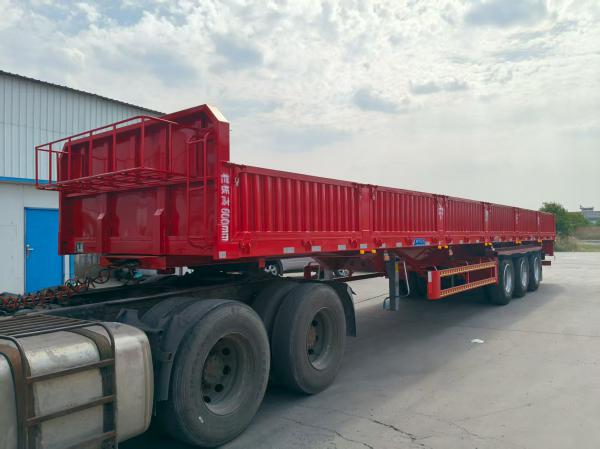 侧翻自卸半挂车