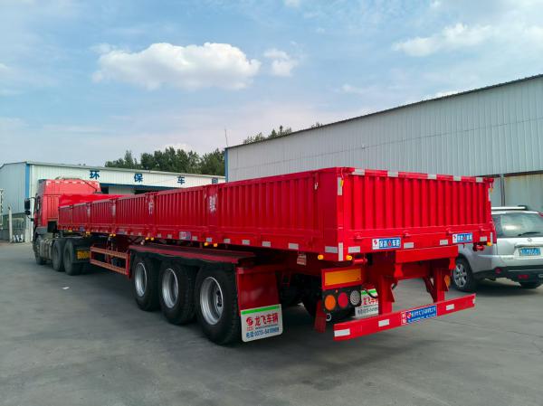 侧翻自卸半挂车