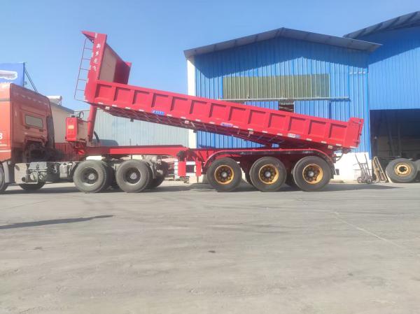 后翻自卸半挂车