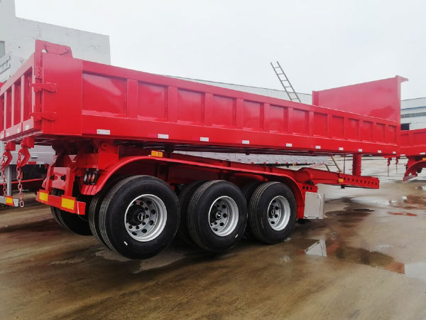 后翻自卸半挂车