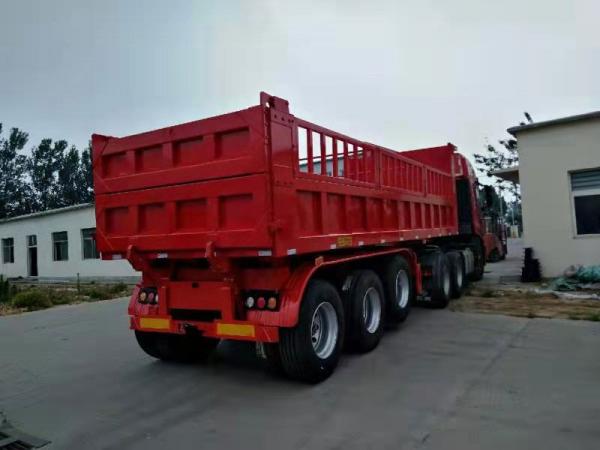 后翻自卸半挂车