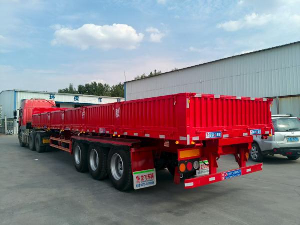 侧翻自卸半挂车